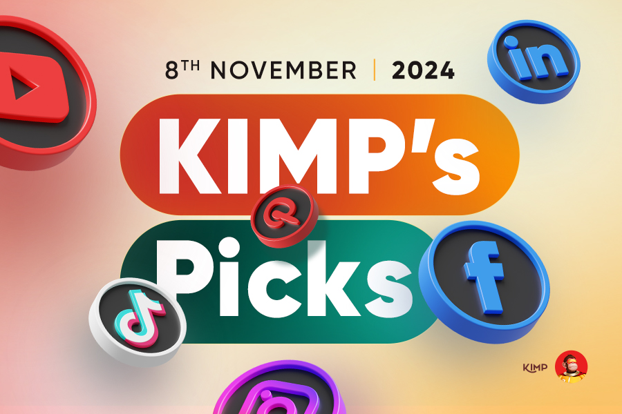 KIMP’s Picks 8th November: Weekly Highlights In Design, Marketing, AI, & More